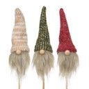 3 шт. РОЖДЕСТВЕНСКИЕ УКРАШЕНИЯ для вазона, эльфы, Рождество.