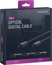 CLICKTRONIC Toslink AUDIO Оптический кабель 3 м FIBER