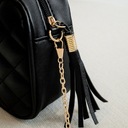 Chanelka Женская стеганая сумка через плечо, черная, маленькая