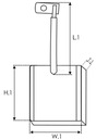 BSX216-217 ЩЕТКИ СТАРТЕРА 24V 18X23,60X5,40 изображение 3