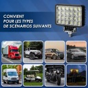 ФАРА РОБОЧИЙ LED (СВІТЛОДІОД) 5 ДЮЙМИ 24 ДІОДИ ЖОВТА ФАРА 12 24V  (18906648032) фото min 7