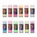 12 шт. светящийся порошок, серебристая краска для изготовления