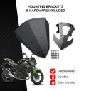 СКЛО ОБТІЧНИК Z АЛЮМІНІЙ DO KAWASAKI Z-400 / Z 400 2019 - 2024 ″CZARNY″  (18504090627) фото min 10