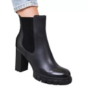 SEIHAY ЖЕНСКИЕ ЧЕРНЫЕ БОТИНКИ