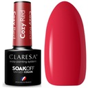 Гибридный лак для ногтей Claresa COSY RED