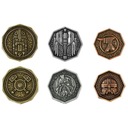 ZESTAW 3 KRASNOLUDZKICH METALOWYCH MONET LARP RPG