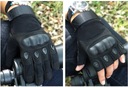 Outdoor taktické vojenské poloprstové rukavice Dominujúca farba khaki