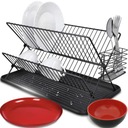 SUSZARKA DO NACZYŃ SKŁADANA OCIEKACZ STOJĄCA DUŻA