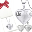 КУЛОН ОТКРЫТОЕ СЕРДЦЕ ДЛЯ ДОЧИ ОТ РОДИТЕЛЕЙ