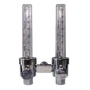 Двойной ротаметр для редуктора аргона CO2