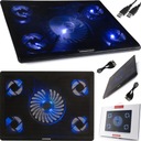 ОХЛАЖДАЮЩАЯ ПОДСТАВКА ДЛЯ НОУТБУКОВ ОТ 15,6 ДЮЙМОВ ДО 17,3 ДЮЙМОВ >> 5 ВЕНТИЛЯТОРОВ 1+4