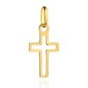 КУЛОН ЗОЛОТОЙ КРЕСТ АЛМАЗНЫЙ КРЕСТ пр.585