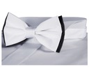Мужской галстук-бабочка, белый и черный + БЕСПЛАТНЫЙ MT03