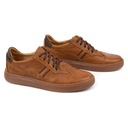 Мужские кожаные туфли на шнуровке SPORT STYLE 1801/2 AX Camel 42