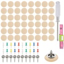 РЕМКОМПЛЕКТ ДЛЯ РЕМОНТА ПОТОЛКА АВТОБЕЖЕВОГО АВТОМОБИЛЯ 100 шт.