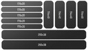 Naklejki ochronne FOLIA CARBON na rower 11 szt