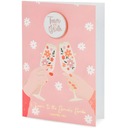 KARTKA z pinem BRIDE TEAM ślub WIECZÓR PANIEŃSKI