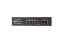 Коммутатор для камер PoE 4xPoE 2xUplink 65 Вт Удлинение 250 м