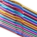 Набор крючков для вязания 12 шт. алюминиевые крючки 2 - 8 мм.