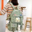 cute backpacks backpack girls women student green Pojemność brak informacji