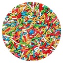 Сахарная посыпка ЦВЕТНЫЕ ПАЛОЧКИ для торта 50г