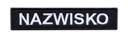 Нашивка с вашим текстом 10 см х 2,2 см Название ВЫШИВКИ