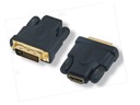 077 АДАПТЕР DVI-HDMI АДАПТЕР FullHD ЗОЛОТОЙ