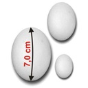 JAJKO styropianowe WIELKANOC jajka 7 cm Liczba sztuk 1 szt.