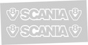 Наклейки на боковые окна SCANIA V8 36x6 см