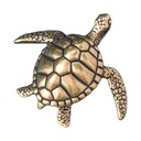 Mosadzná mini socha morskej korytnačky Tea Pet Miniatúrne Rozkošné Kung Fu Tea Pet Vek dieťaťa 18 rokov +