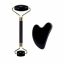 РОЛИКОВЫЙ МАССАЖЕР ДЛЯ ЛИЦА ЖАДЕИТ С камнем ГУА ША