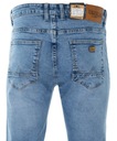 Spodnie jeansy jasno-niebieskie ELASTYCZNE DŻINSY W37 Długość nogawki długa
