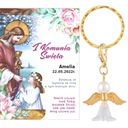 БЛАГОДАРНОСТЬ ГОСТЯМ БРЕЛОК ДЛЯ ПЕРВОГО СВЯТОГО ПРИЧАСТИЯ С ИНДИВИДУАЛЬНЫМ АНГЕЛОМ