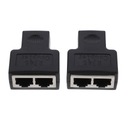 Сетевой тройник Разъемы разветвителя RJ45 Кабель 2 шт.