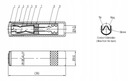 REAN NYS240BG NEUTRIK Розетка Mini Jack St. 3,5 мм