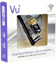АДАПТЕР WI-FI VU+ 600 Мбит/с 2,4 и 5 ГГц DUAL 2dBi