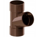 ТРОЙНИКИ DROP PVC fi 63 ral 8017 Коричневый