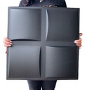 Czarne PANEL dekoracyjne KASETONY na sufit 3D PLED