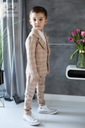 CHLAPČENSKý oblek s kockovaným bavlneným vzorom 140 146 béžový Certifikáty, posudky, schválenia OEKO-TEX Standard 100 iné