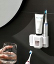 Дозатор для зубной пасты, держатель зубной щетки.