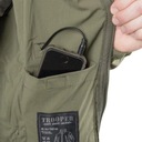 Pánska Vzduchovka ľahká nepremokavá bunda s kapucňou Helikon TROOPER Grey XS Kapucňa s kapucňou