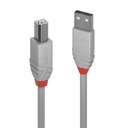 Lindy 36685 USB-кабель 5 м USB 2.0 USB A USB B Серый