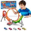 НАБОР HOT WHEELS CAR TRACK LOOP DRIVE + 5 МАШИН FCF18