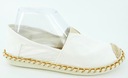 ESPADRYLE DAMSKIE BIAŁE LEKKIE WYGODNE R37