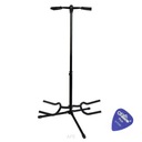 ГИТАРНАЯ ПОДСТАВКА ДЛЯ 2 ГИТАР С ЗАМКОМ НА НЕЙКЕ + медиатор