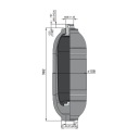 HYDROАКУМУЛЯТОР АКУМУЛЯТОР HYDROPNEUMATYCZNY ACSL2 POJEMNOSC: 2L MAKSYMALNE  фото 4