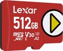 Карта памяти microSD Lexar Play 512 ГБ для геймеров