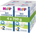 HiPP 2 BIO Combiotik Pokračovanie mliečnych výrobkov Detská výživa 4x700 g Počet kusov v súprave 4
