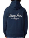 Tommy Jeans mikina TJM RLX LUXE ZIP-THRU HOODIE tmavo modrá L Veľkosť L