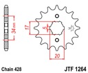 JUEGO DE ACCIONAMIENTO ACCIONAMIENTO ESTRELLAS CADENA - DID JT HONDA XR 125 L XR125 